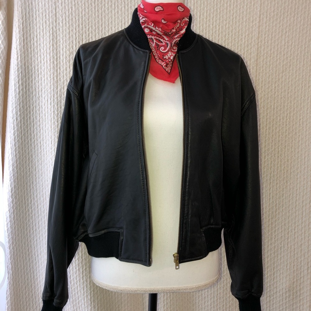 EUC Vtg Leather Jacket